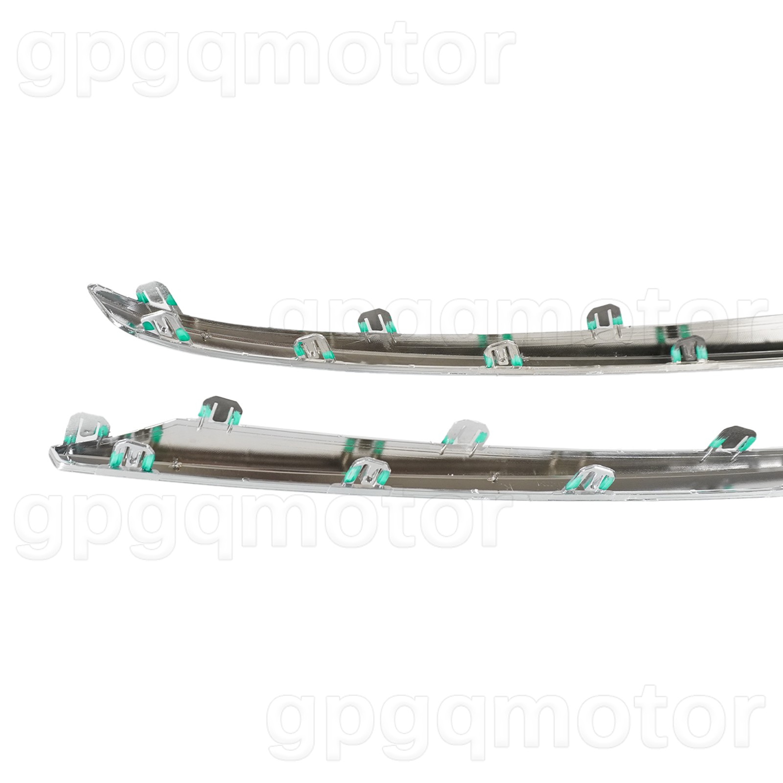For Acura TLX 2015-2017 Left&Right Front Bumper Grill Trim Chrome Molding Strip