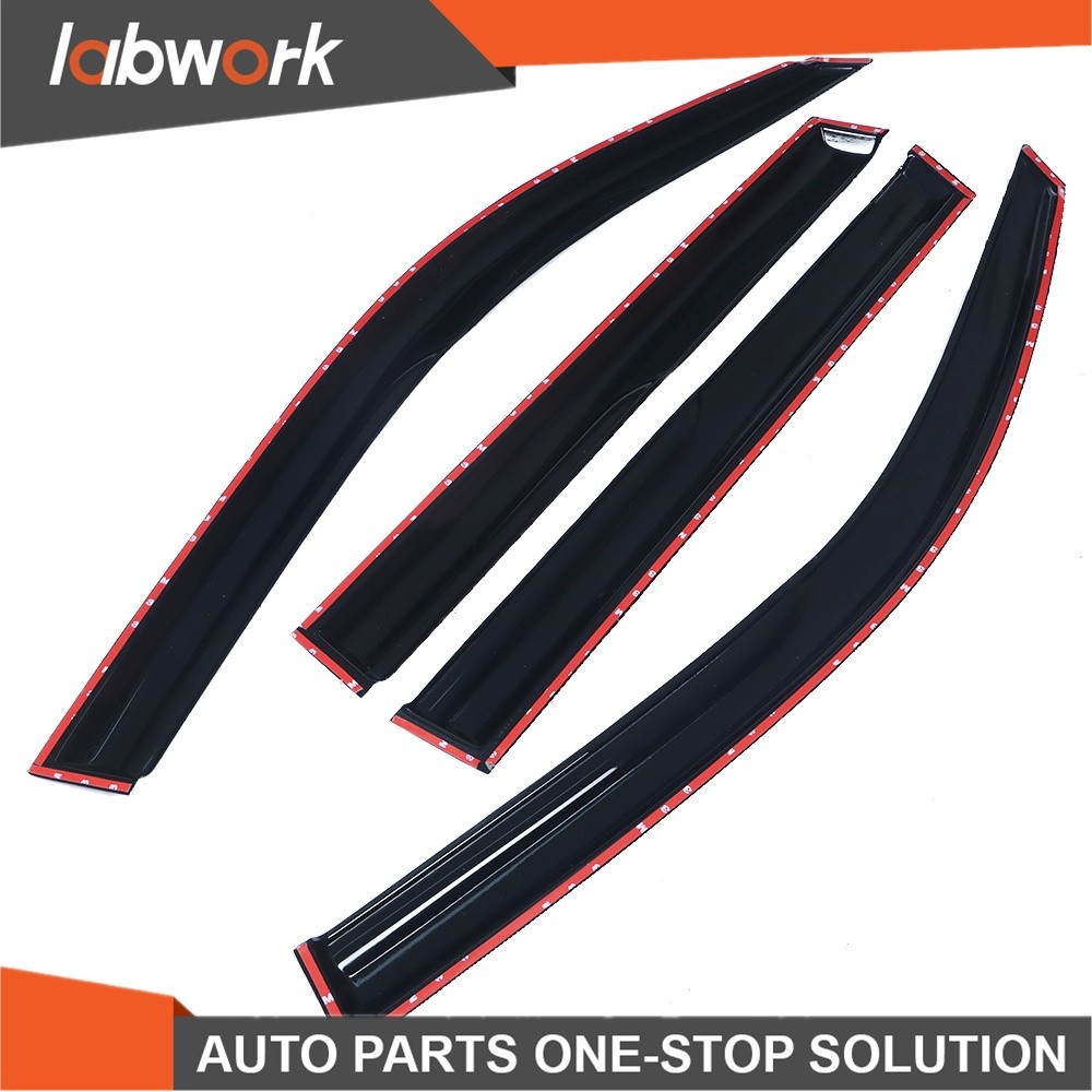 Labwork Window Visors For Nissan Rogue 2008-2013 Smoke Acrylic Window Sun Rain