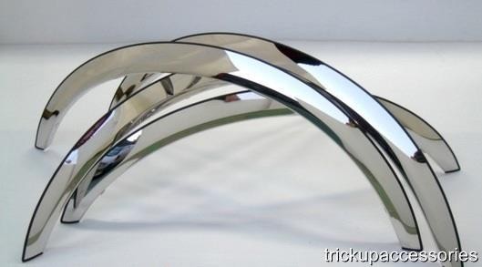 FENDER TRIM FOR FORD ESCAPE 2008-2012 Mirror Polished Stainless Steel SET/4