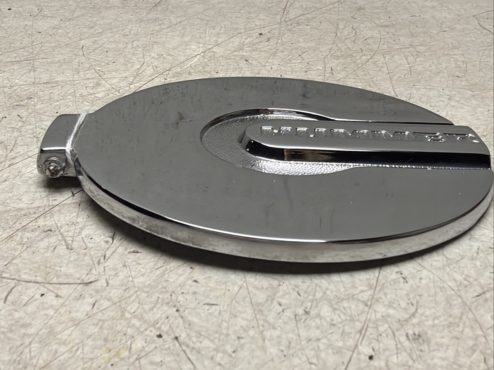 ***06-10 Hummer H3 H3T Gas Fuel Tank Cap Door Cover Chrome OEM L175