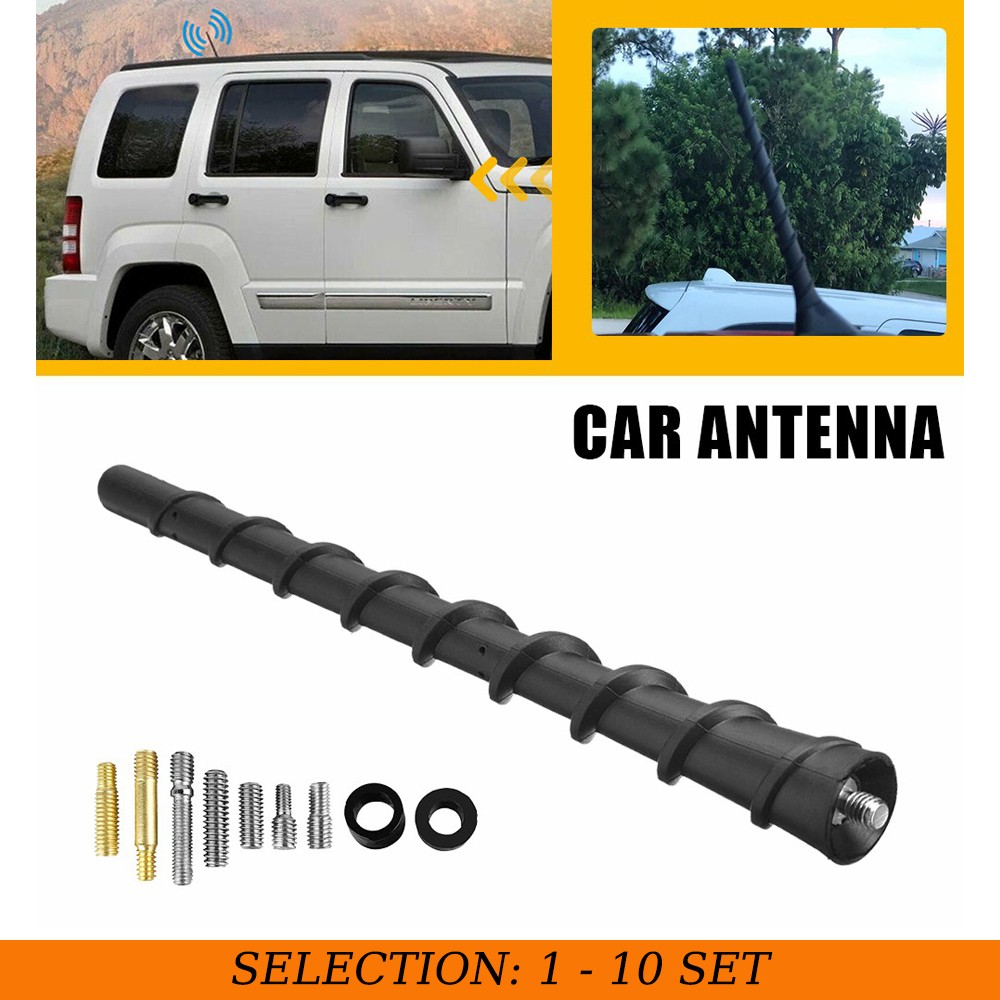 1-10 7″ Short Rubber Spiral Antenna Mast Power Radio AM/FM for Mazda 3 2004-2018