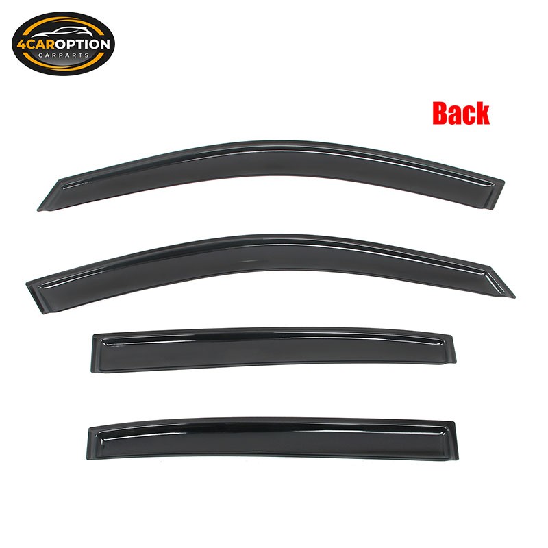 In-Channel Window Visor Fits 13-17 Honda Accord 4dr Sedan Rain Guard Shade