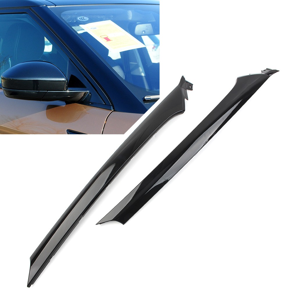 For Land Rover Range Rover Evoque 2012-19 Pair Wind Shield A Pillar Trim Molding
