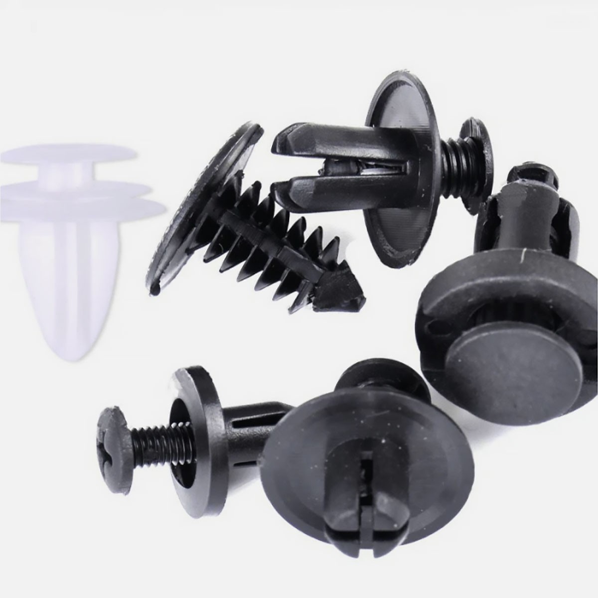 100pcs Bumper Clips FENDER TRIM Car Push Pin Rivet Fastener Retainer 6-Sizes