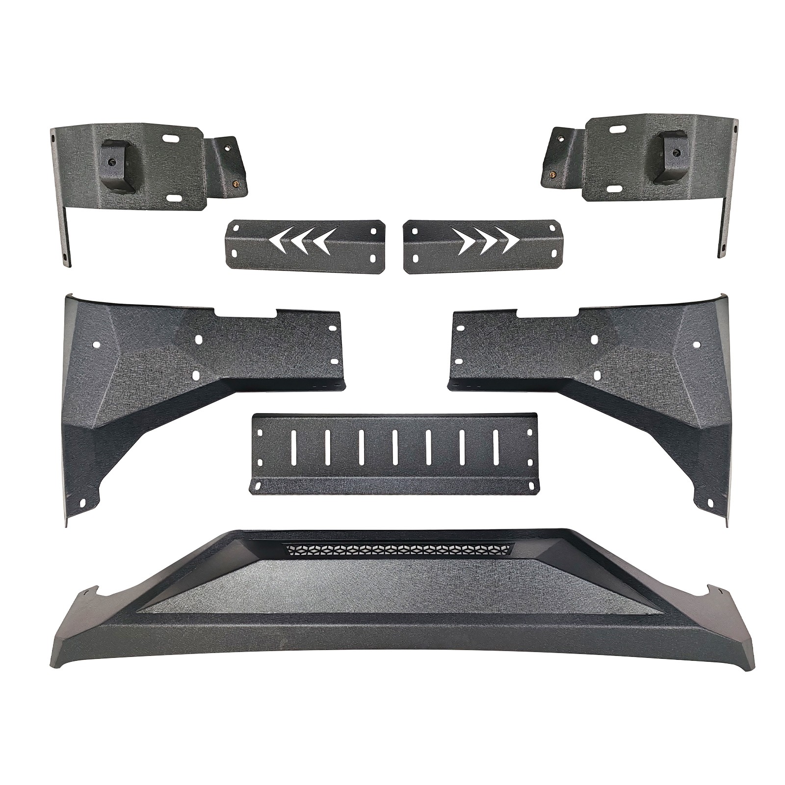 Windshield Frame Cover Visor Cowl w/ LED Lights For Jeep Wrangler JL 2018-2024