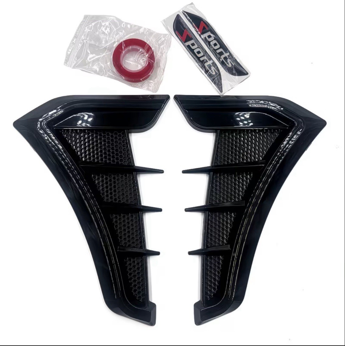 2 PCS Car Fender Vents | Shark Gill, Self-Adhesive | Fast Shipping