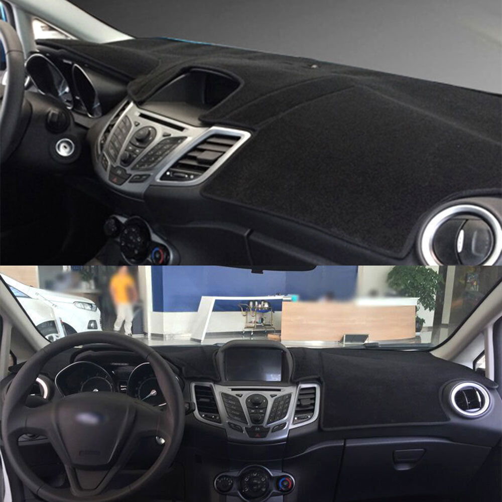 1X Dashboard Dash Mat Non-slip DashMat Sun Shade Pad For 09-2017 Ford Fiesta MK7