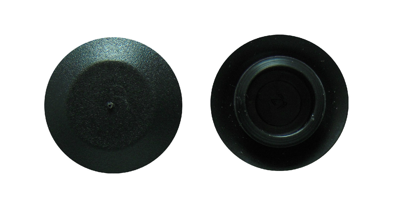 1/2″ Flush Mount Black Plastic Body and Sheet Metal Hole Plugs Qty 25 0.50 Inch