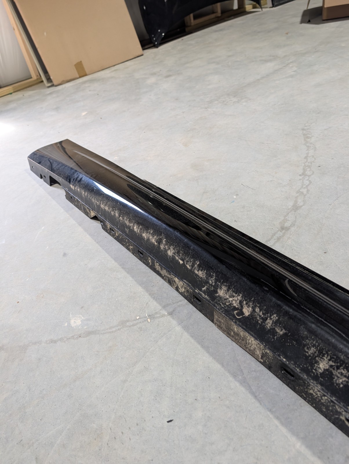 ✅08-13 BMW E82 128i 135i LOWER LEFT SIDE SKIRT ROCKER PANEL BLACK OEM