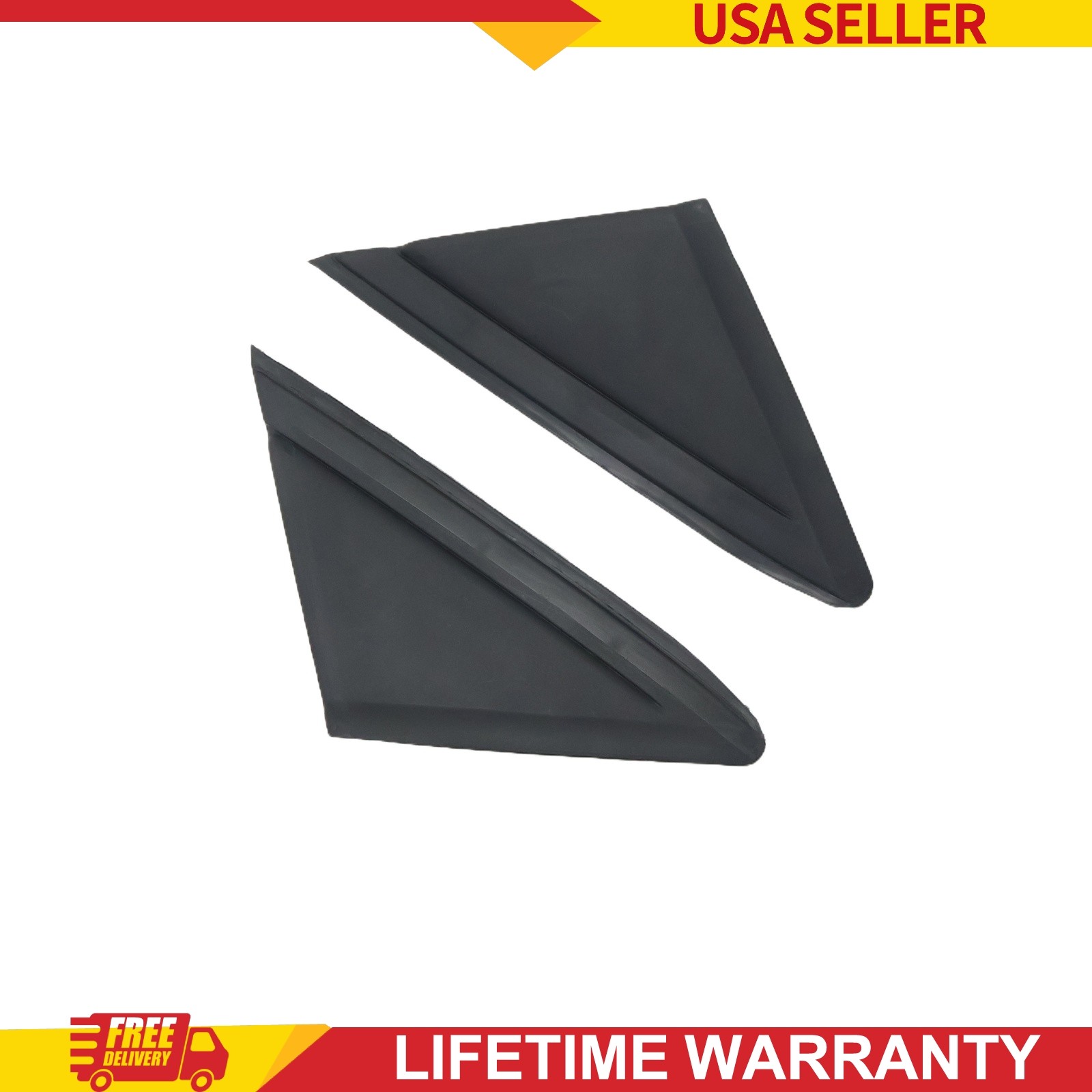 New Front Left+Right Mirror Corner Triangle Fender Cover For 13-19 Ford Escape