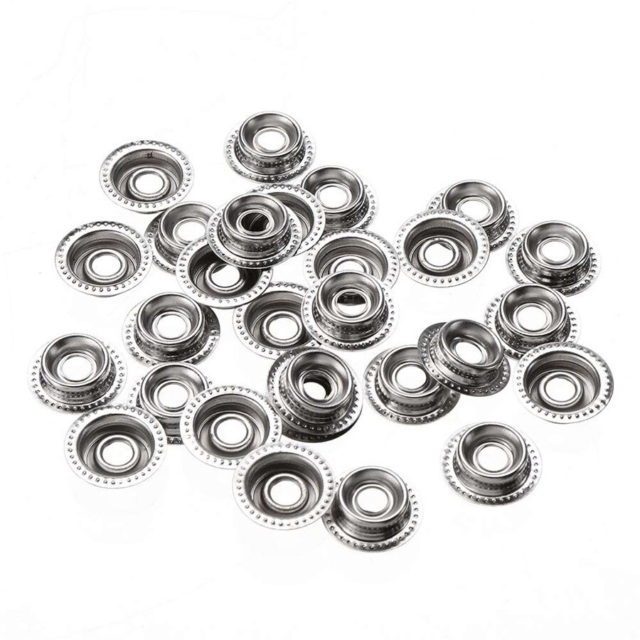 60pcs Cloth Car Roof Snap Rivets Buckle Automotive Headliner Repair Button Screw