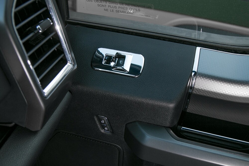 Accessories Window lift switch panel Chrome Cover trim For 2015-2020 Ford F150