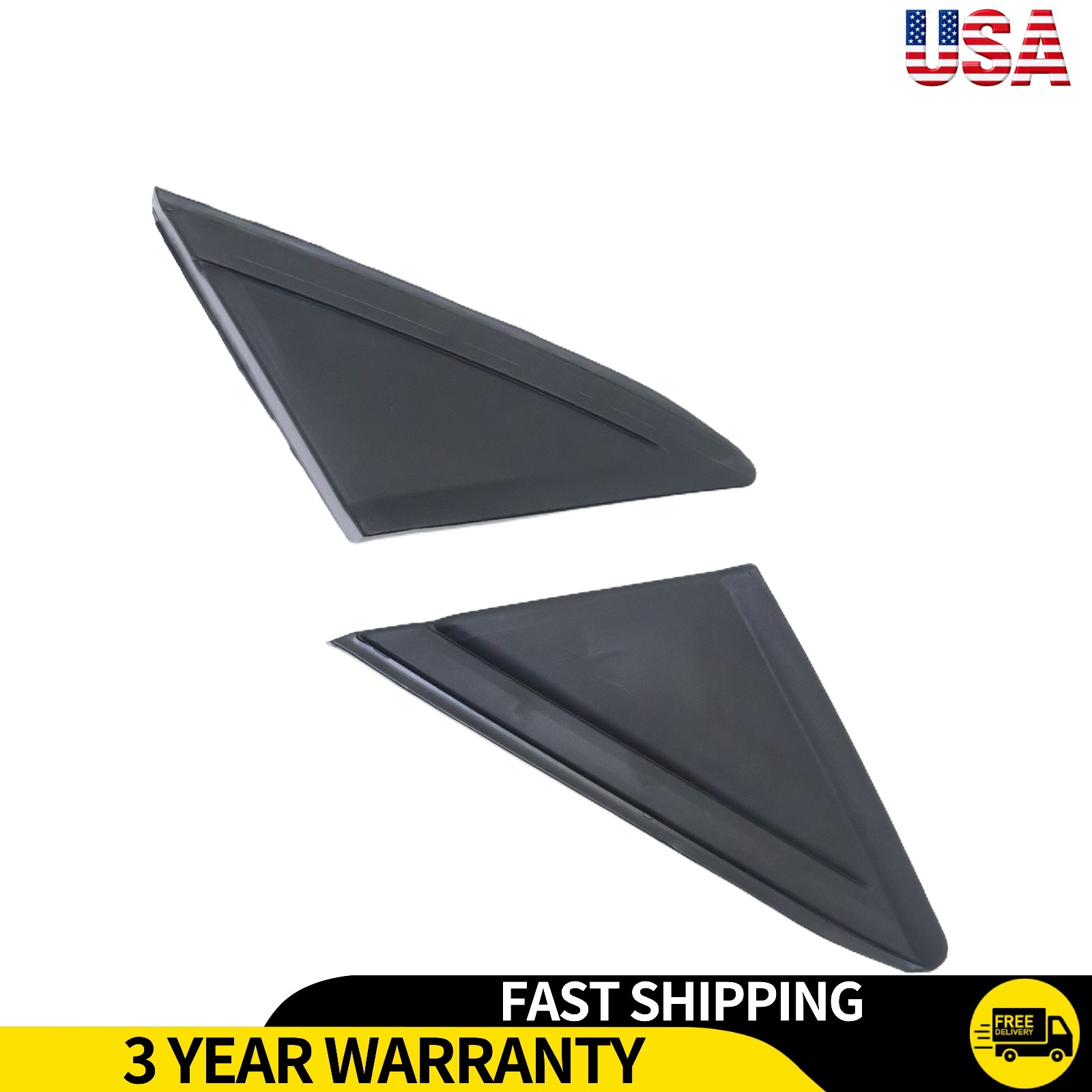 New Fits 2013-2019 Ford Escape Front Left+Right Mirror Corner Triangle Cover