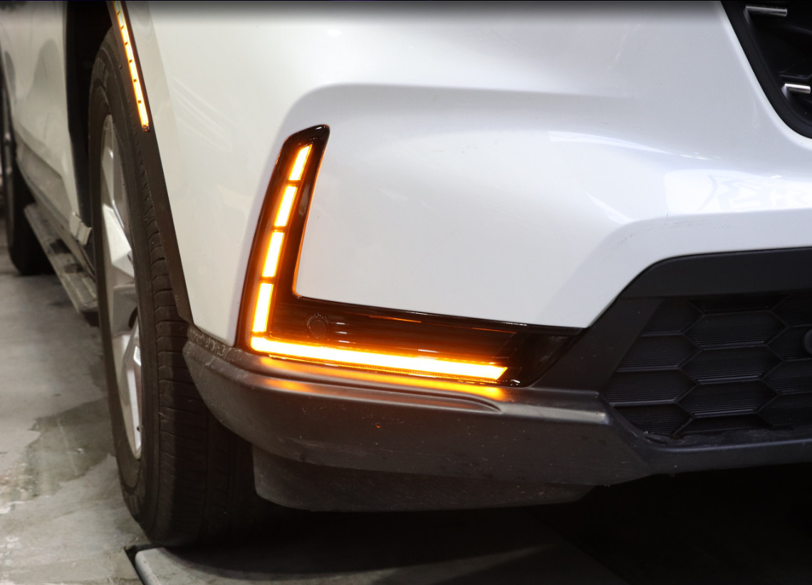 LED DRL Daytime Running Light Kit Fog Lamp For Honda CR-V CRV 2023 2024
