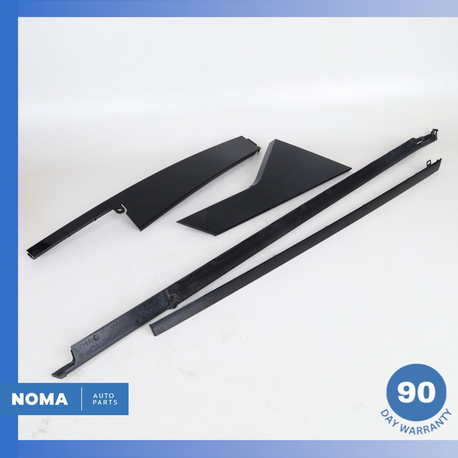 20-23 Range Rover Evoque L551 Rear Right Outer Door Window Molding Set OEM