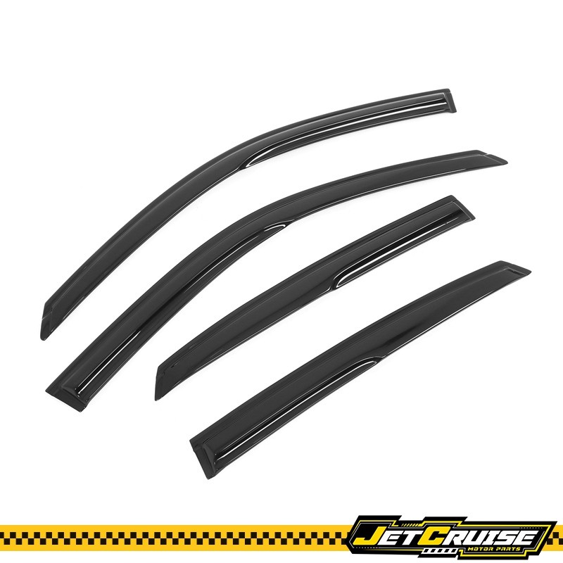 Fits 22-24 Honda Civic Mug Style Acrylic Window Visors Rain Sun Guard Deflector