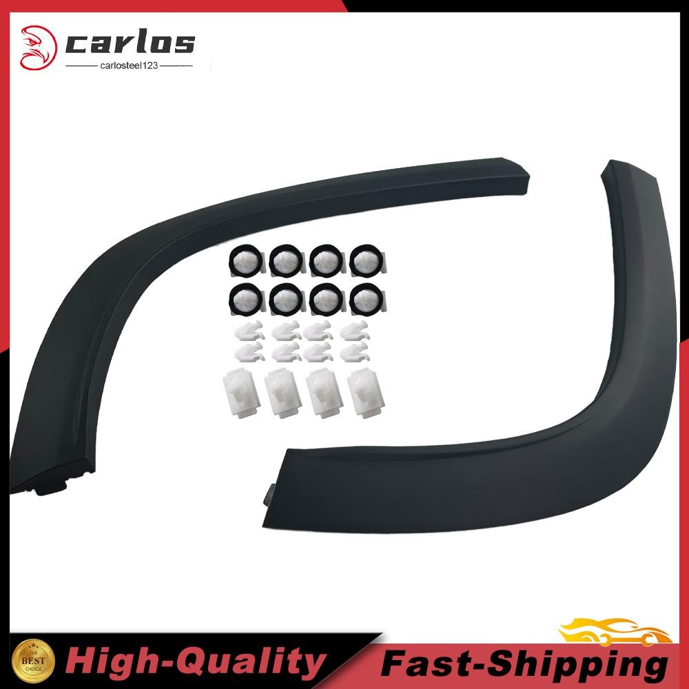 2pcs Rear Fender Flare Moulding Trim Left & Right Side Fit GMC Acadia 2017-2023