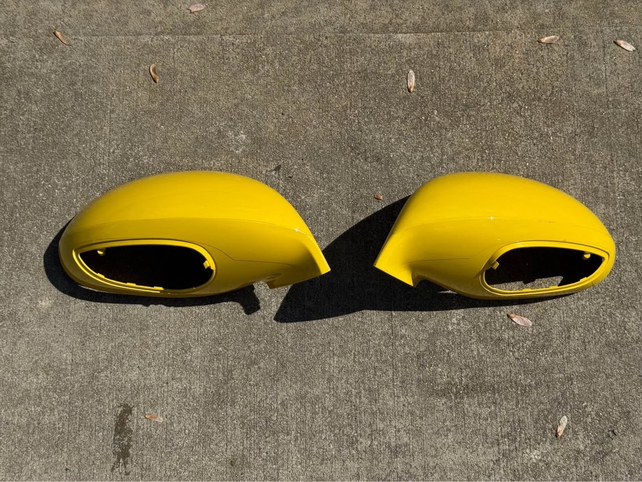 Mirror Caps OEM 2013–2016 Porsche Cayman GT4 Racing Yellow Factory Painted