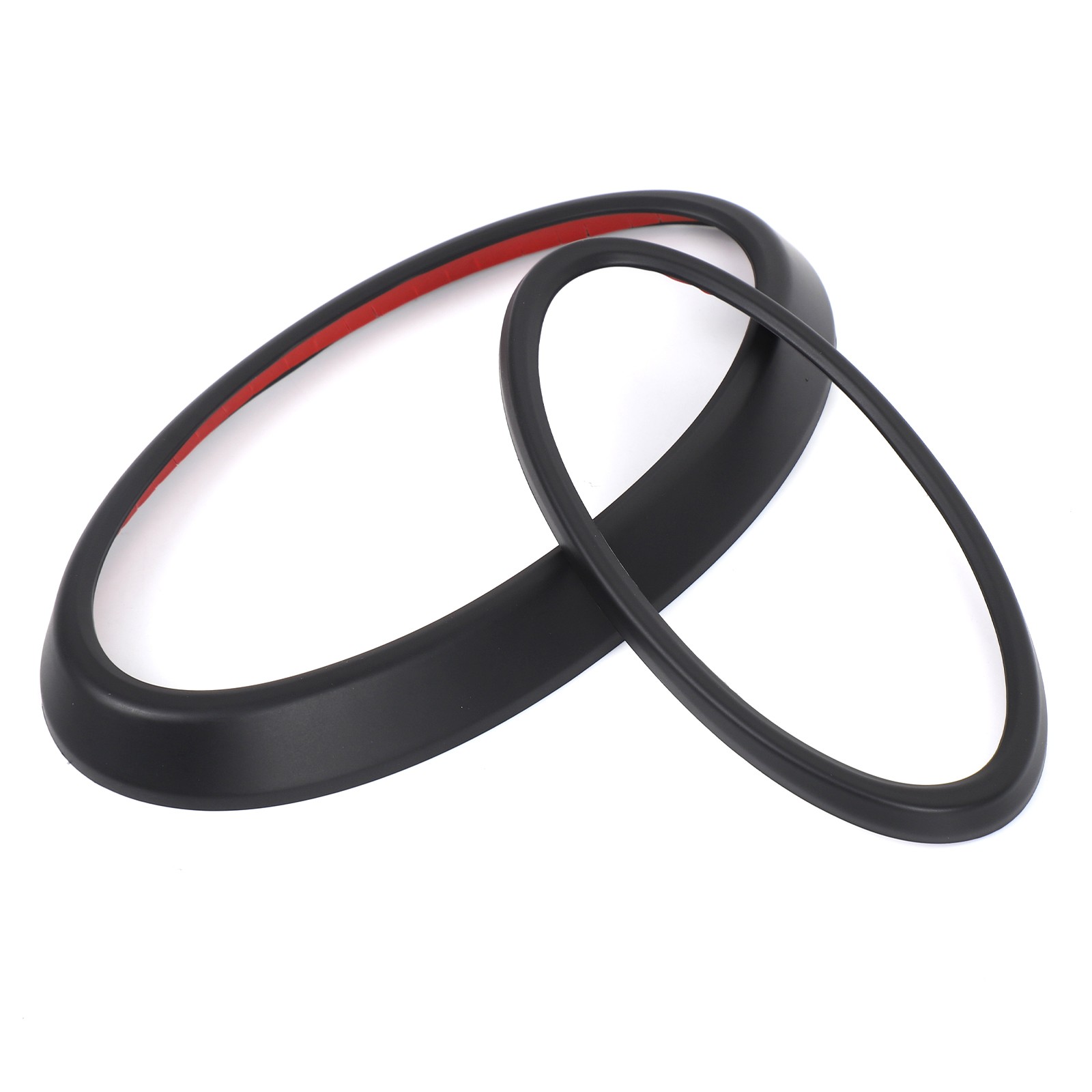 Matte Black Front & Rear Emblem Badge Trim Ring For Subaru Crosstrek GU 24+ US