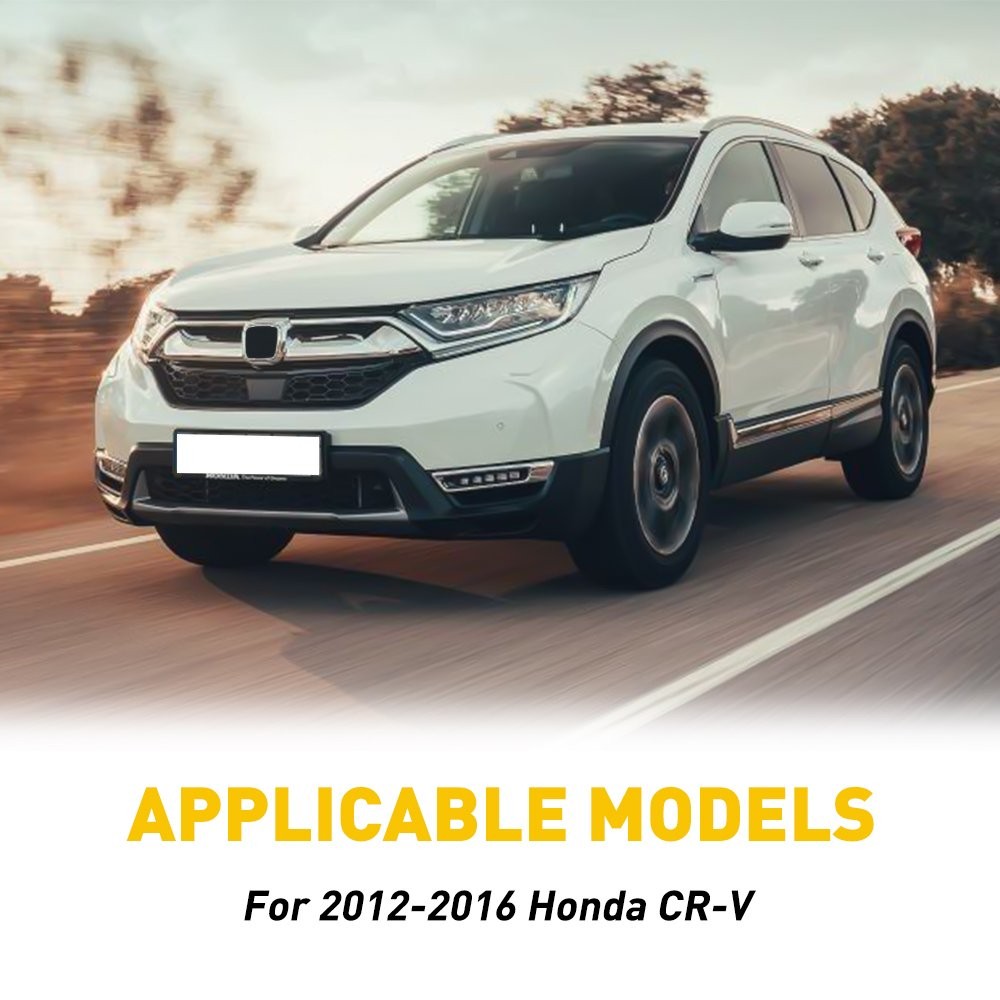 For 2012 2013 Honda 2014-2016 CR-V Glossy black Piano Door Pillar Post Trims US
