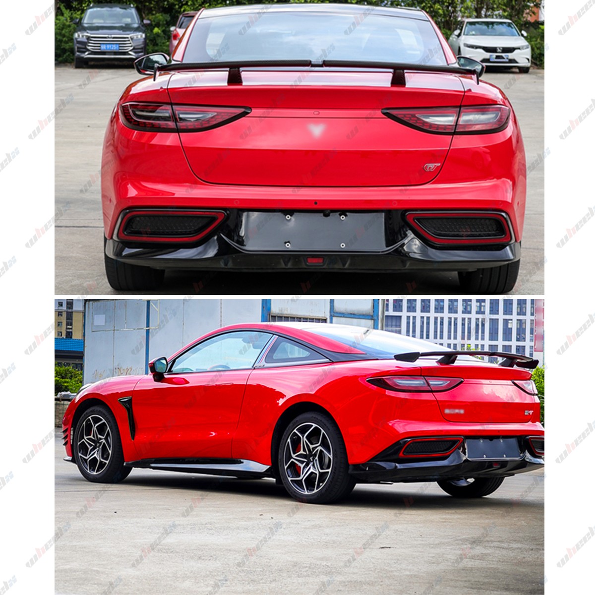 55” Gloss Black PRO Style Rear Trunk Spoiler GT Wing For Toyota Camry Corolla