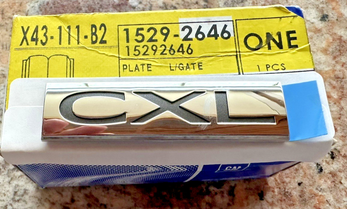 OEM GM NEW 2021 – 2008 – 15292646 CHROME LIFT GATE Emblem CXL Buick Enclave