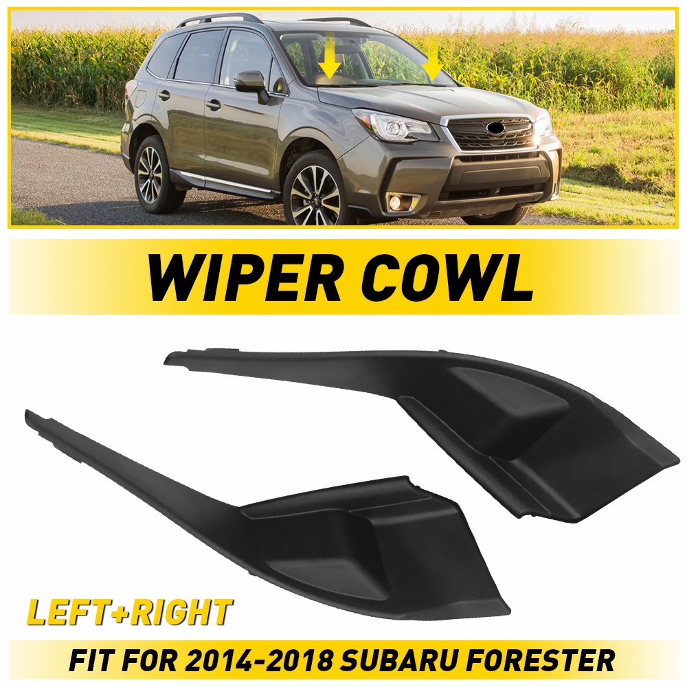 2Pcs For 2014-2018 Subaru Forester Front Windshield Wiper Grille Trim Panels EXR