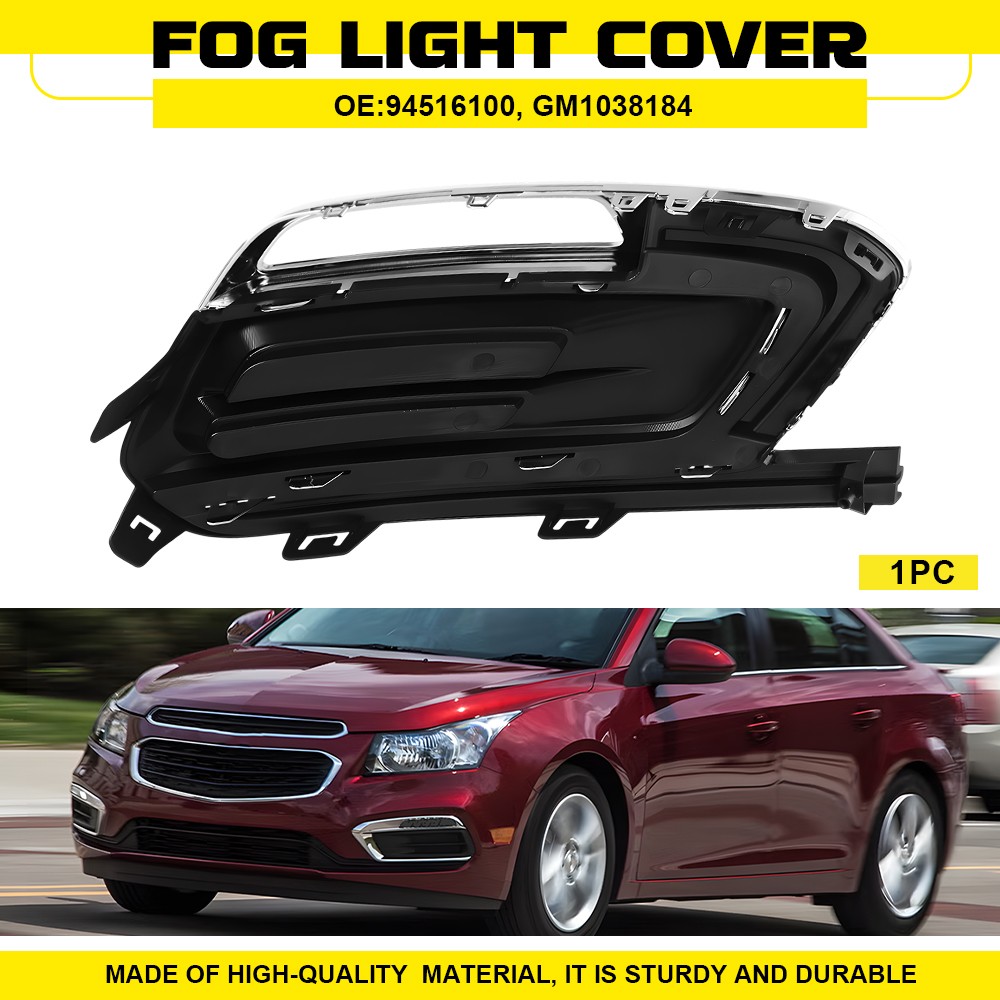 Bumper Mount Left Fog Lamp Cover For 2015 Chevrolet Cruze Full Lineup Gas Diesel
