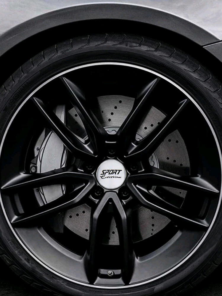 4PCS OD 60MM / ID 56MM Wheel Center Cap SPORT Logo Wheel Cover Hub Cap Rim Caps