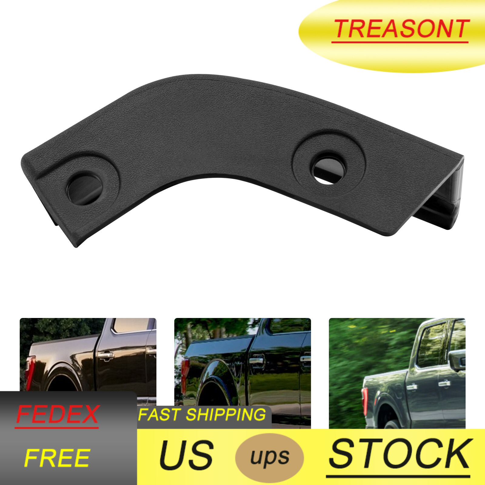 Passenger Side Lower Body Right Trim Molding Black For 2021-2023 Ford F-150