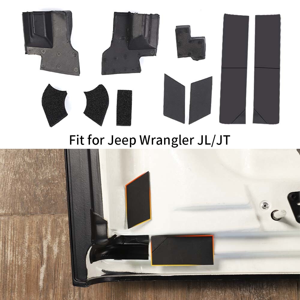 10Pcs Roof Hard Top Leak Repair Seal Tool Kit for Jeep Wrangler JL JT Gladiator