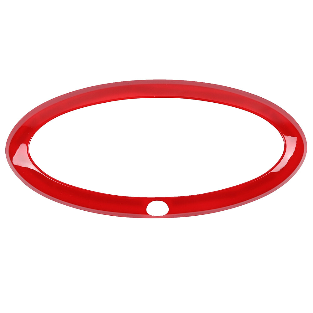 Red Front Grille Logo Emblem Badge Ring Cover For Ford F150 2021-22 With Camera