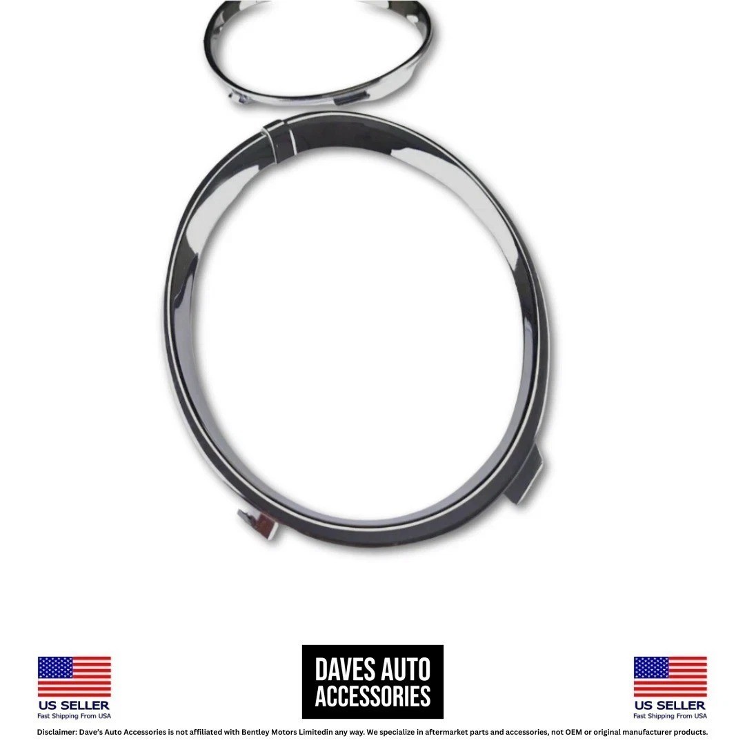 2006-2013 Bentley Flying Spur Headlight Chrome Bezel Ring Set
