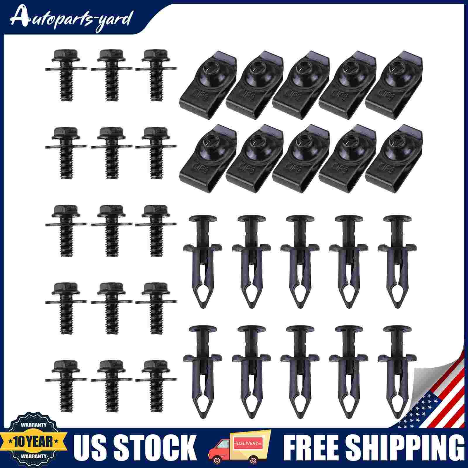 35x New Fastener Clip Fit For Honda And Most Of Car Models US Stock