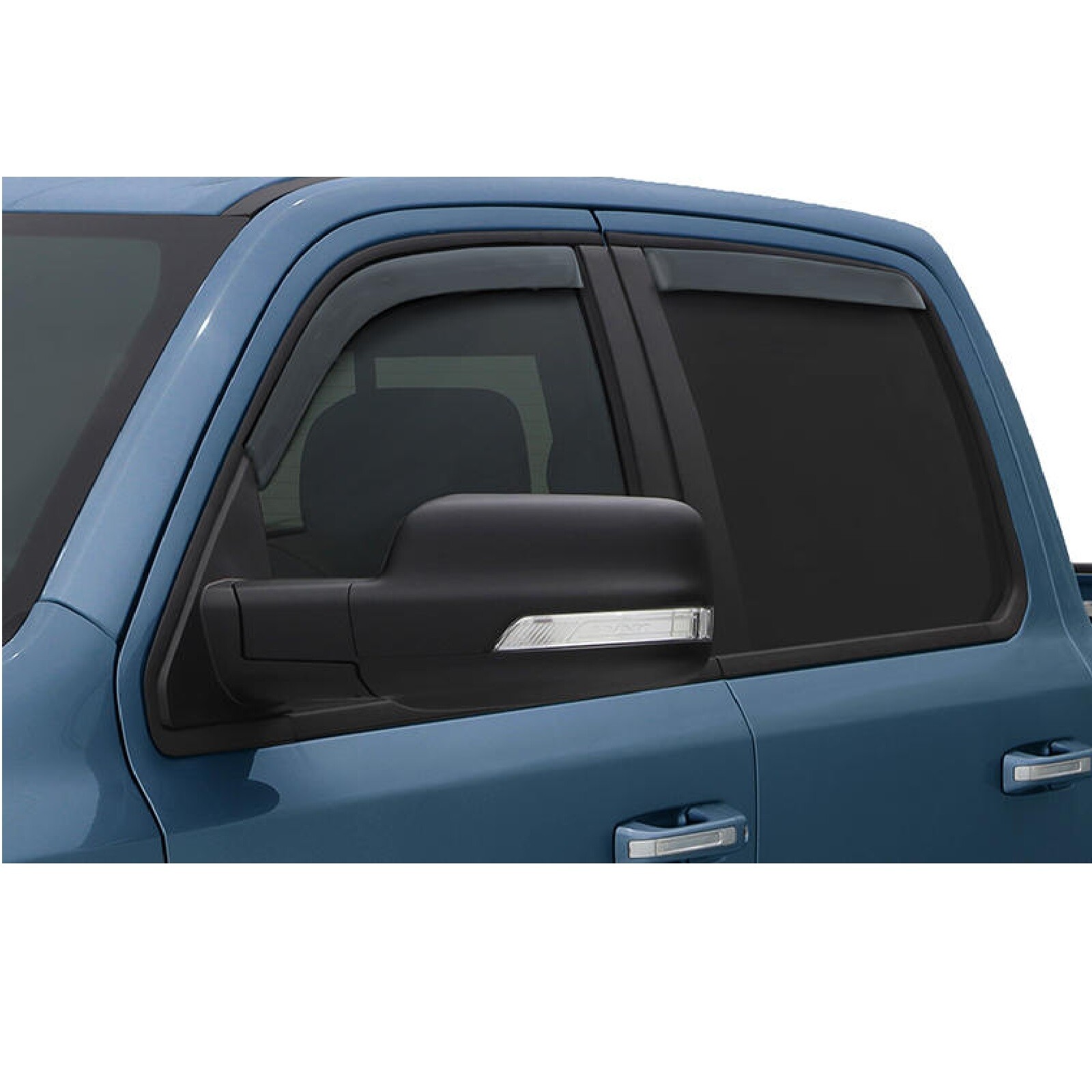 AVS In-Channel Front Ventvisor Smoke Window Deflectors for 05-19 Nissan Frontier
