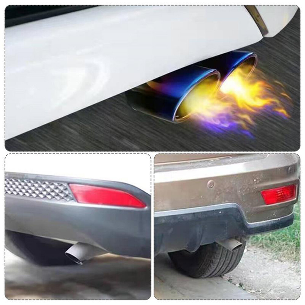 Car Exhaust Pipe Silencer Frame Cover Muffler Modification For Toyota 2017-2021