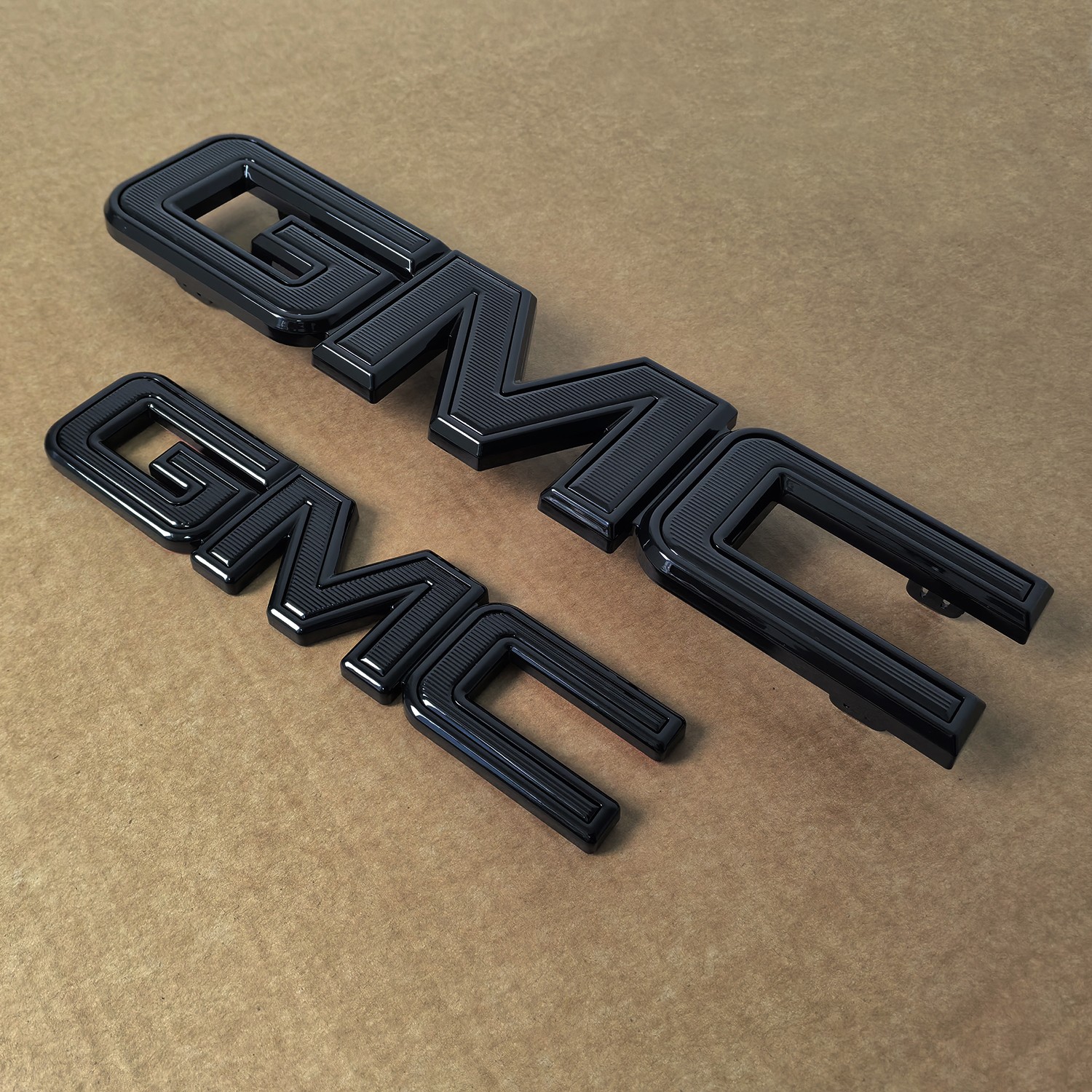 2015-2020 Kit OEM Grille & Rear GMC Emblem Badge for Yukon / XL Gloss Black
