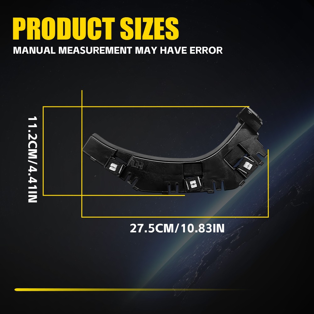 1-10x Rear Bumper Upper Support Brackets Fit 08 09 10 11 12 13-21 Challenger