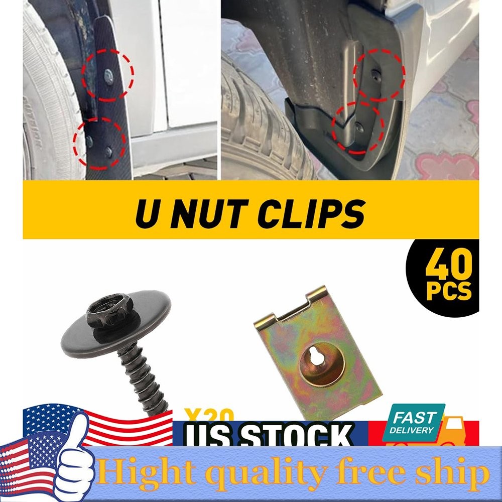 40xBumper Engine Transmission Splash Shield Cover Rivet Clip Bolt Screw for BMW