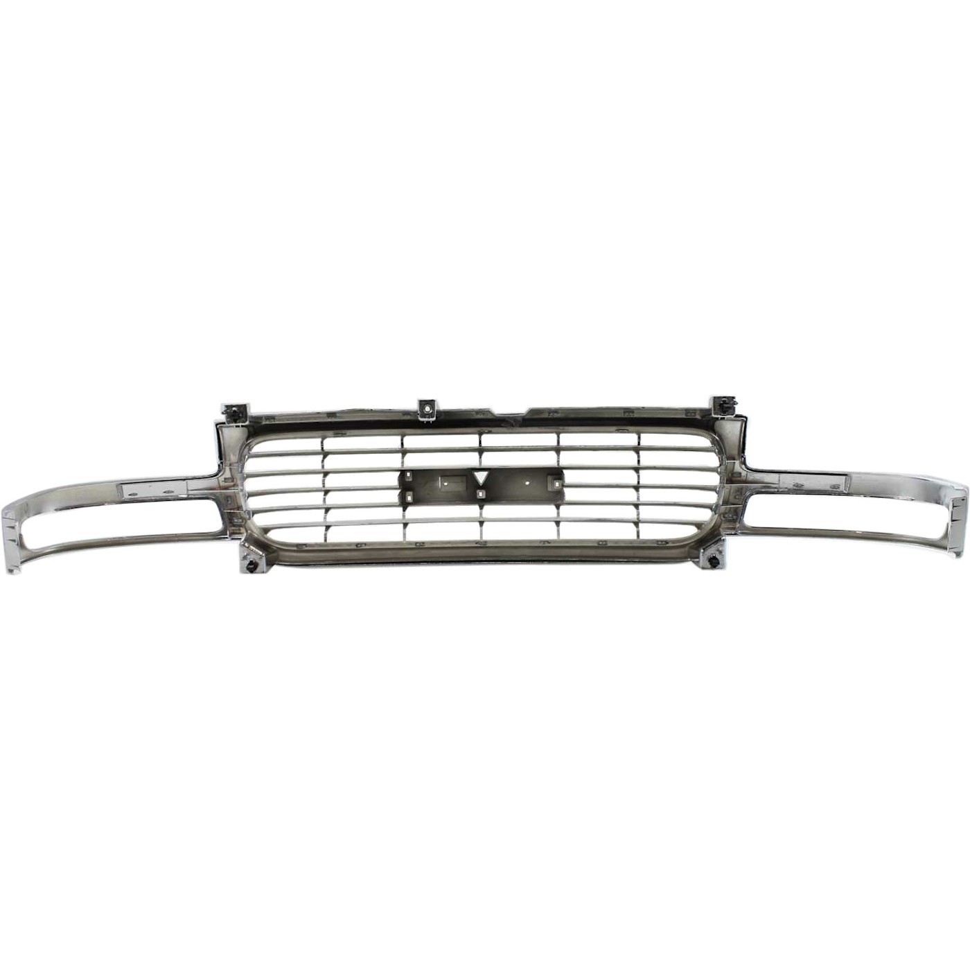 Grille Assembly For 1999-2002 GMC Sierra 1500 Chrome Shell and Insert