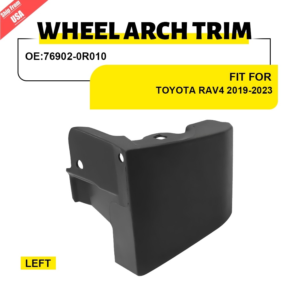 1 x Front Left Side Lower Wheel Arch Trim 76902-0R010 For Toyota RAV4 2019-2023