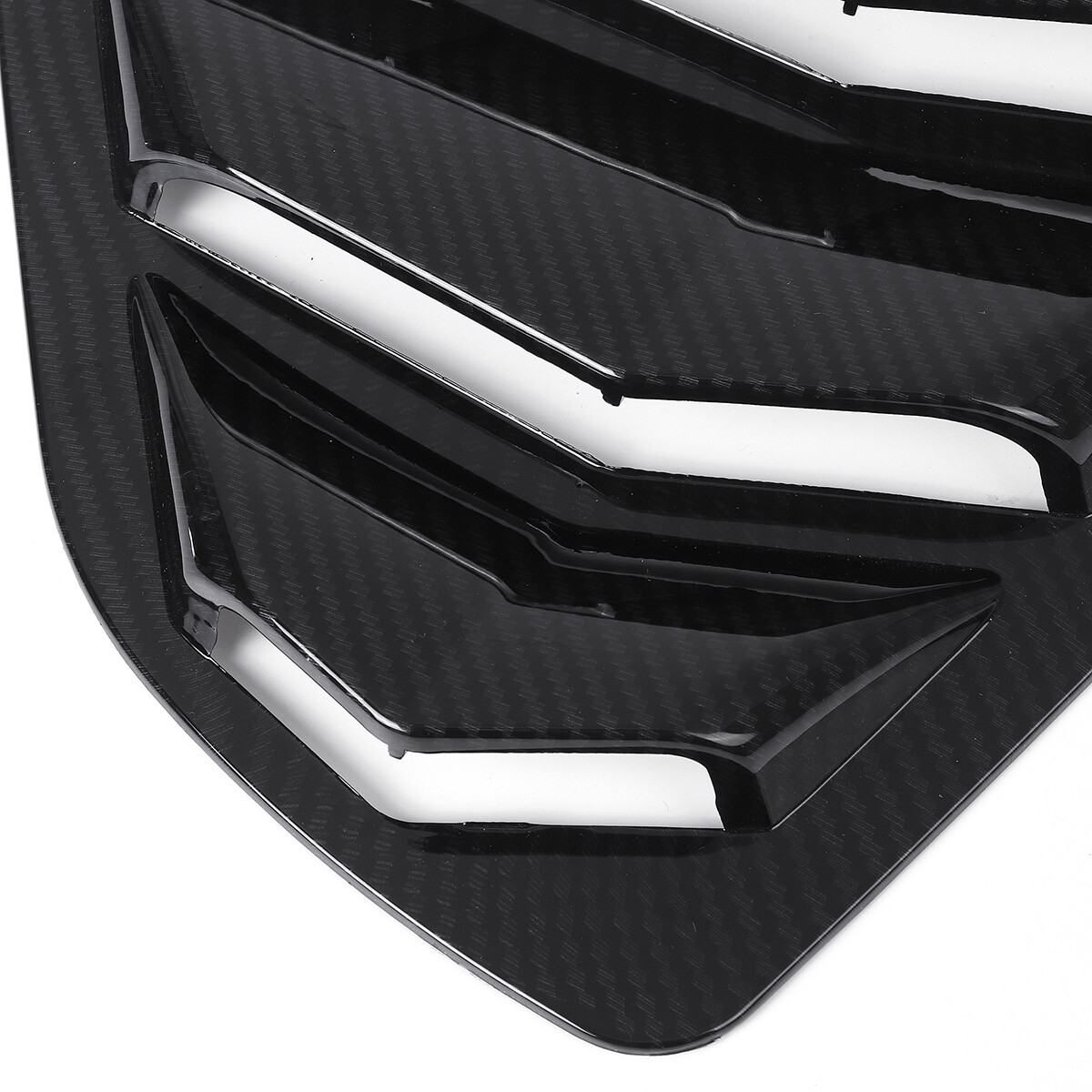 Carbon Style Rear Side Window Louver Cover for Toyota Camry 2018 2019 2020 2024