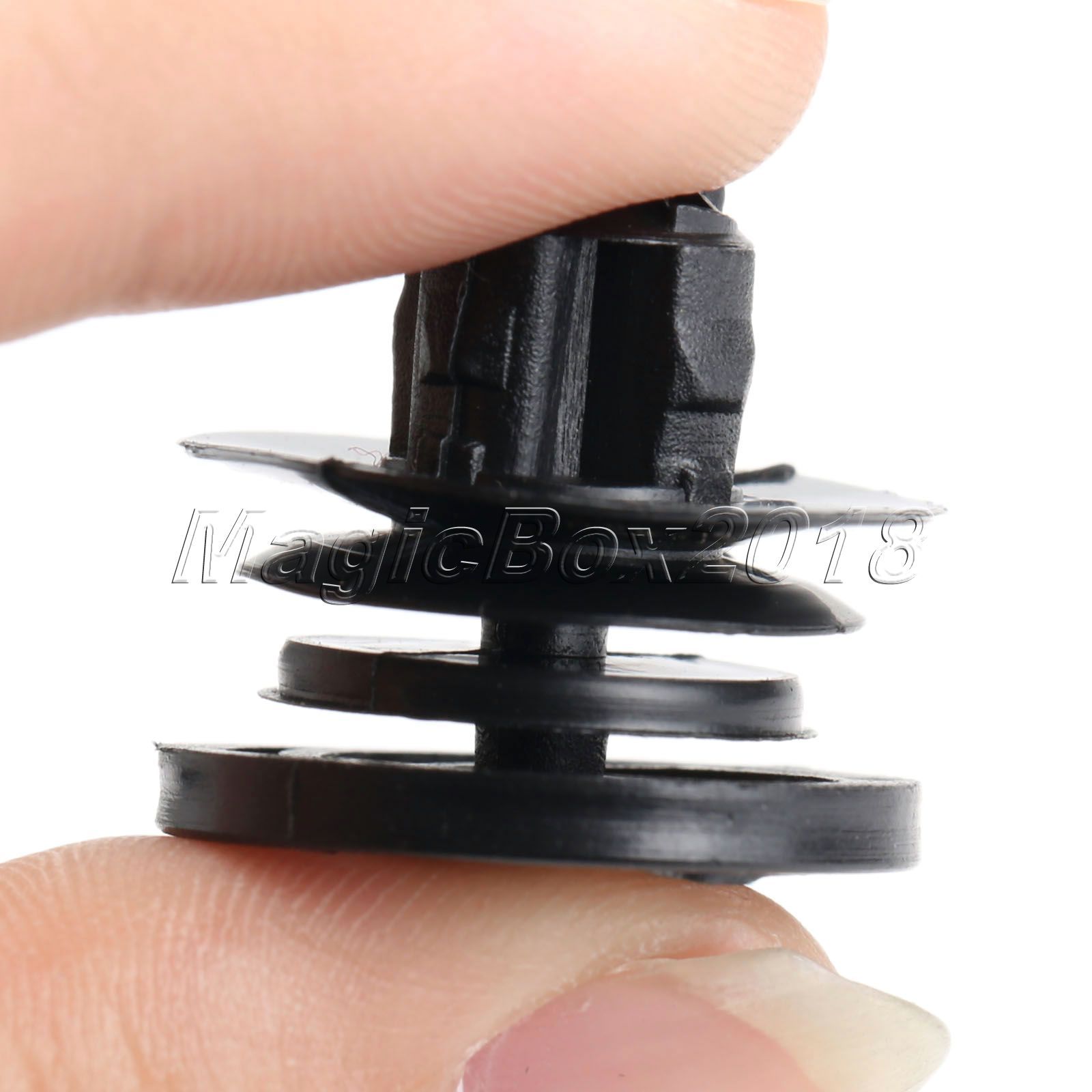 50pc Plastic Car Door Trim Panel Rivet Fastener Retainer Clips For Car Auto