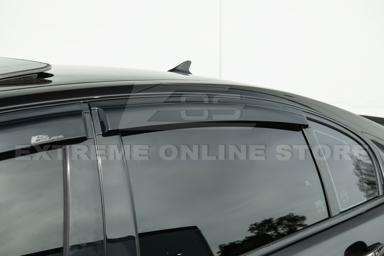 EOS Visors For 14-17 Chevy SS Tape On Style Side Vents Window Visors Rain Guards