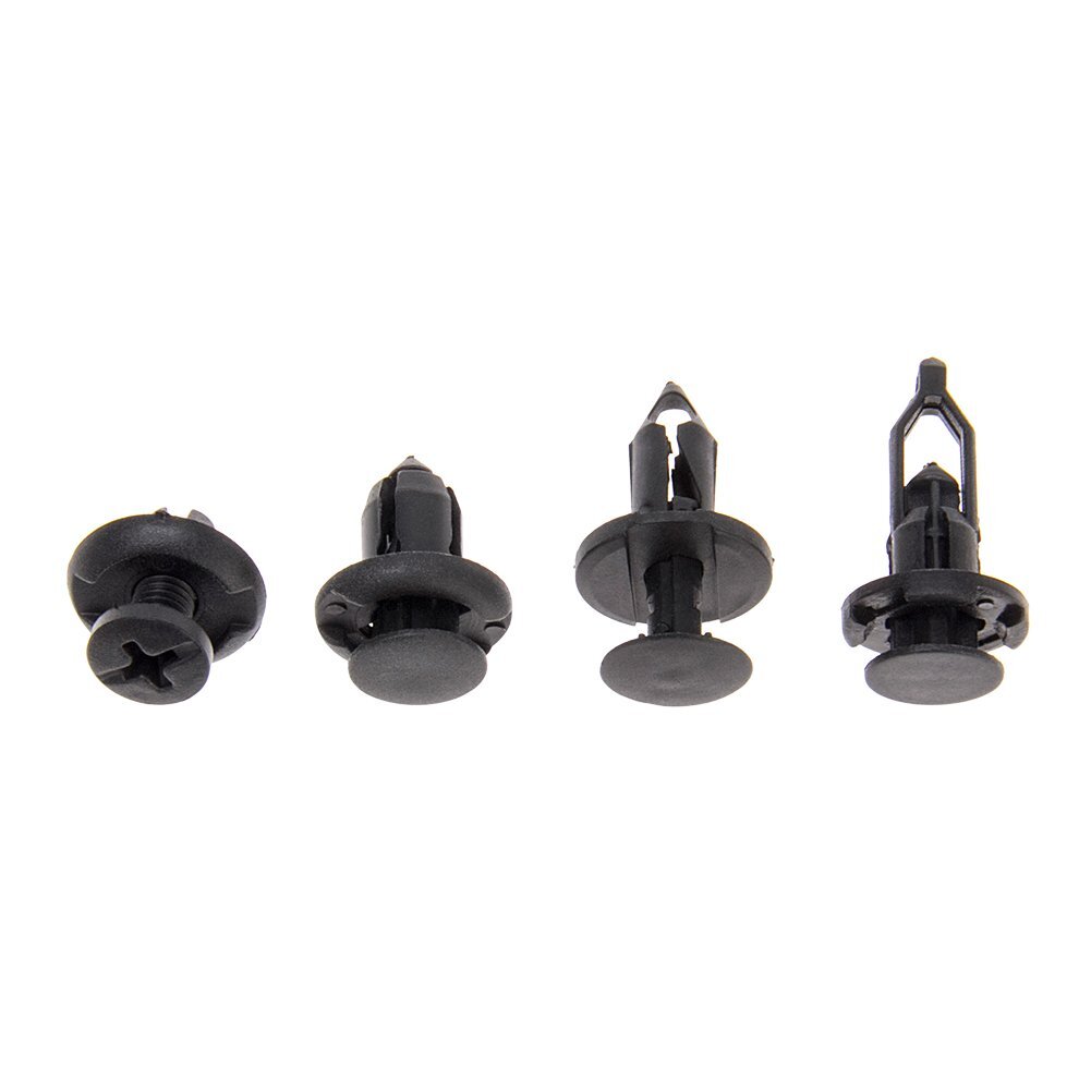 40X Car Body Rivet Push Pin Plastic Fastener Retainer Bumper Fender Trim Clips