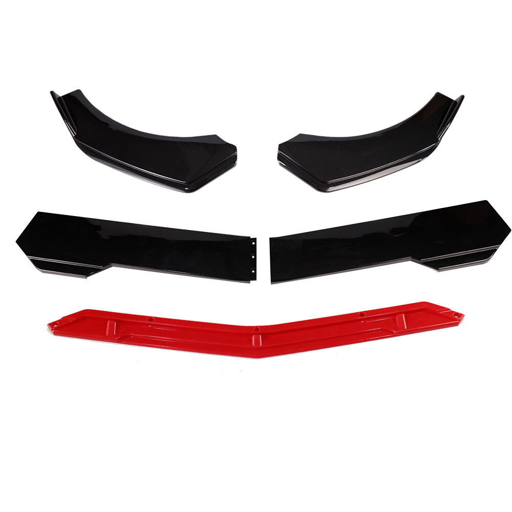 For Lexus ES250 ES300 ES350 Front Bumper Lip Spoiler Splitter Gloss Black Red