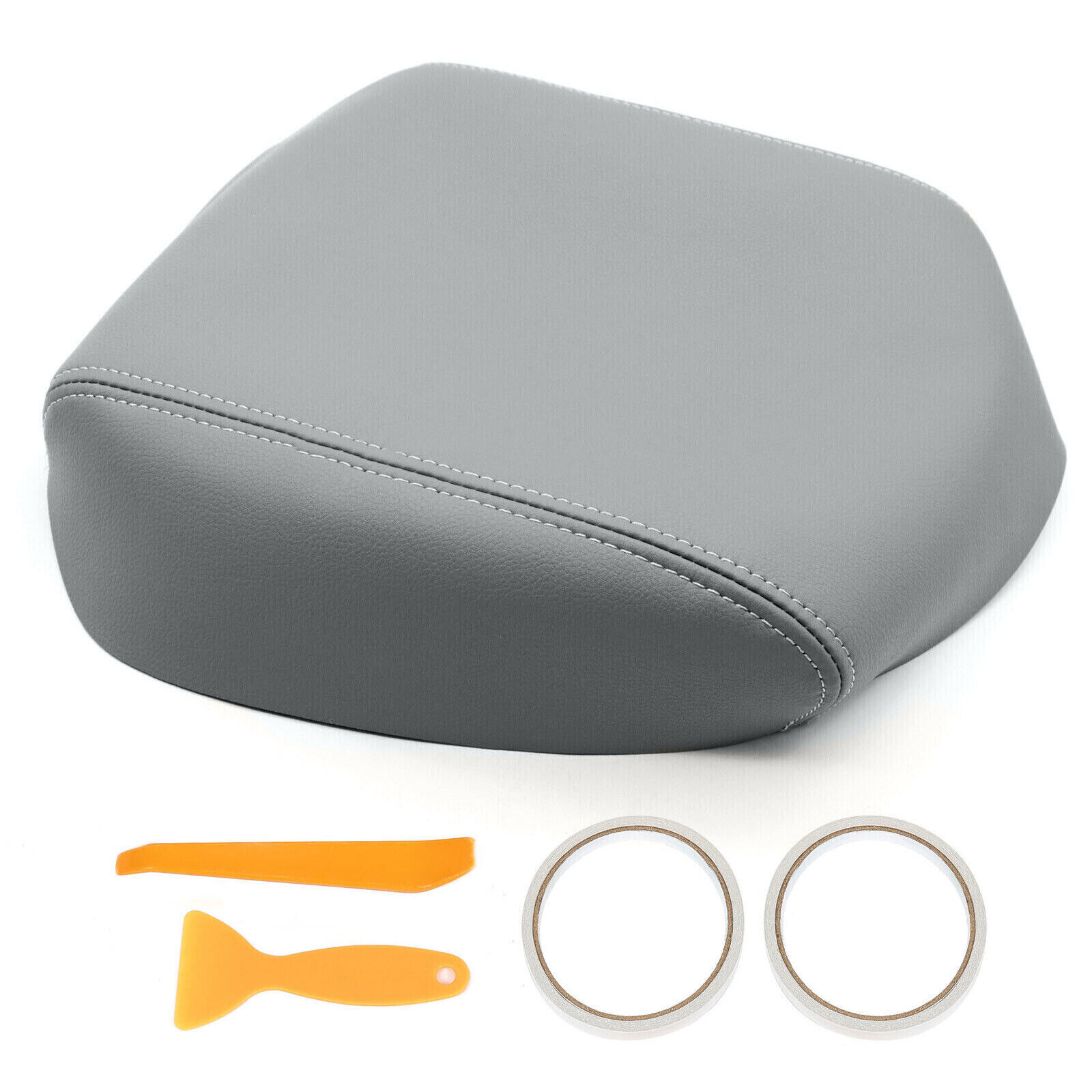 For Honda Pilot 2009-2015 Center Console Lid Armrest Replacement Cover Gray