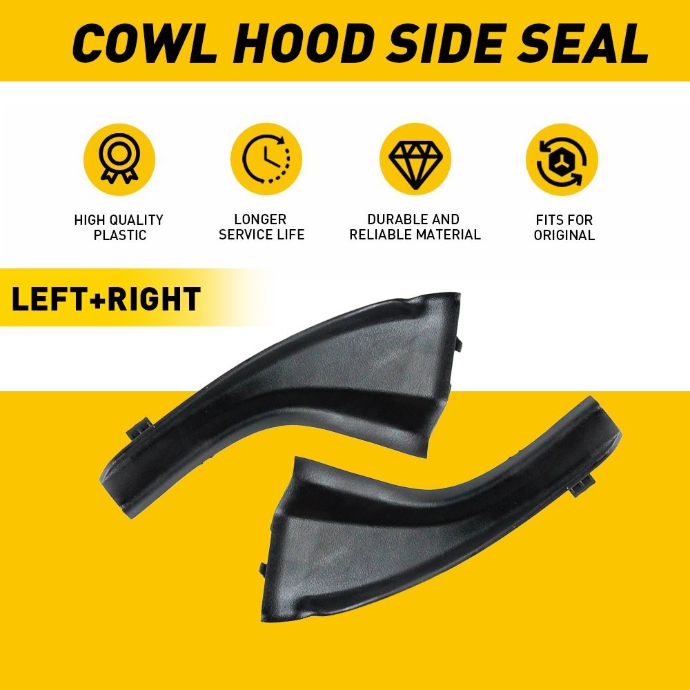 Pair Front Windshield Wiper Cowl Cover For 2013-2019 Toyota RAV4 53867-0R030