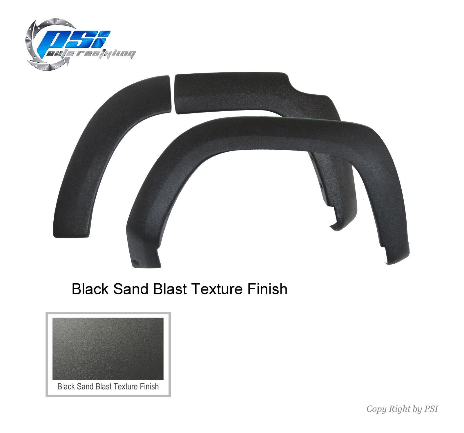 Textured Extension Style Fender Flares Fits Toyota 4Runner 2014-2021 Full Set