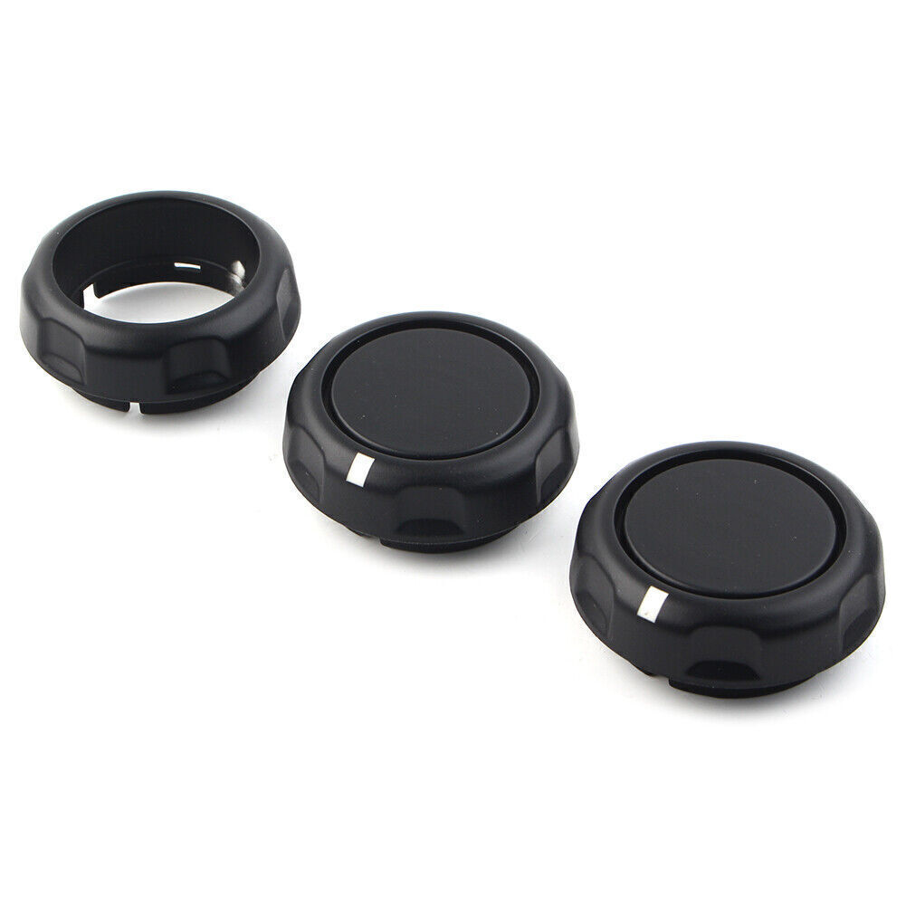 3Pcs Air Condition Control Volume Knobs For 2007-2015 08 Land Rover Freelander 2